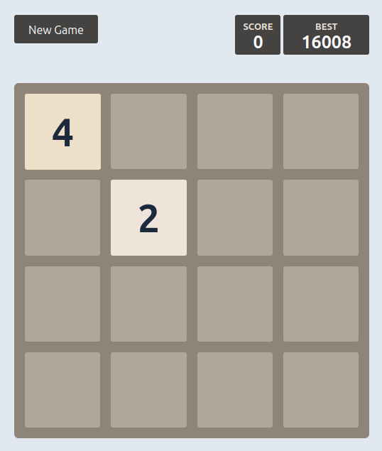 2048 Game